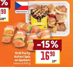 Billa Grill Party Kuřecí špíz se špekem nabídka
