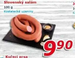 ESO MARKET Kostelecké uzeniny Slovenský salám nabídka