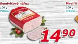 ESO MARKET Váhala sendvičový nářez nabídka