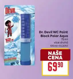 Billa Dr. Devil WC Point Block Polar Aqua nabídka