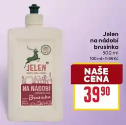 Billa Jelen na nádobí brusinka nabídka
