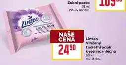 Billa Linteo vlhčený toaletní papír kyselina mléčná nabídka