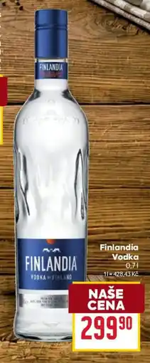 Billa Finlandia Vodka nabídka