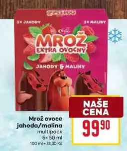 Billa Mrož ovoce jahoda/malinka nabídka
