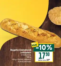 Billa Billa klub Bageta česneková s máslem nabídka