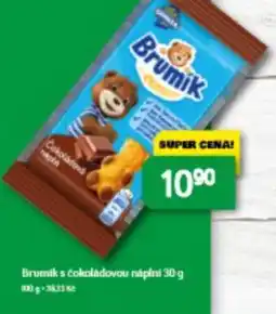 Brněnka Brumik s čokoládovou náplní nabídka