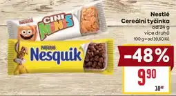 Billa Nestlé Cereální tyčinka nabídka