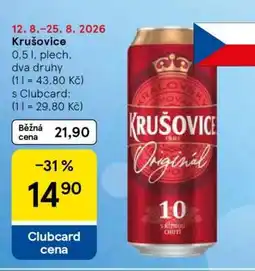 Tesco Krušovice nabídka