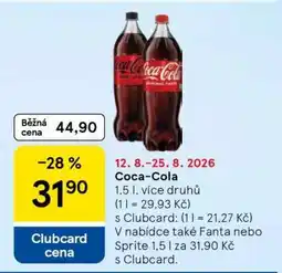 Tesco COCA-COLA nabídka
