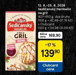 Tesco Sedlčanský hermelín na gril nabídka