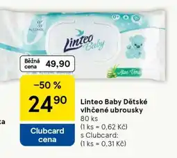 Tesco Linteo Baby dětské vlhčené ubrousky nabídka
