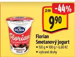 Albert Florian Smetanový jogurt nabídka