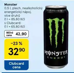 Tesco Monster nabídka