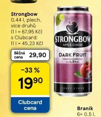 Tesco Strongbow nabídka