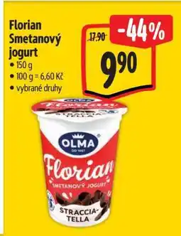 Albert Florian Smetanový jogurt nabídka
