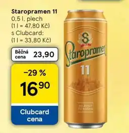 Tesco Staropramen 11 nabídka