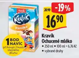 Albert Kravík ochucené mléko nabídka