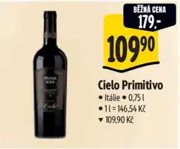 Albert Cielo Primitivo nabídka