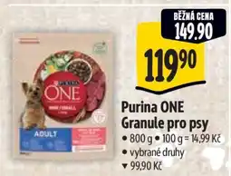 Albert PURINA ONE Granule pro psy nabídka