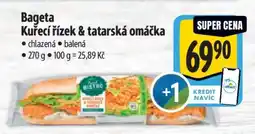 Albert Bageta Kuřecí řízek & tatarská omáčka nabídka