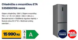 Datart Eta chladnička s mrazničkou 535690010a nerez nabídka