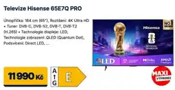Datart Hisense televize 65E7Q PRO nabídka