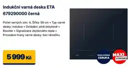 Datart Eta indukční varná deska 679290000 černá nabídka