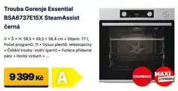 Datart Gorenje Trouba Essential BSA6737E15X SteamAssist černá nabídka