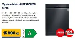 Datart Myčka nádobí LG DF587HMS černá nabídka