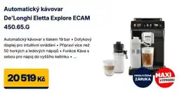 Datart De'Longhi automatický kávovar Eletta Explore ECAM 450.65.G nabídka