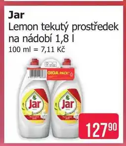 Teta Jar Lemon tekutý prostředek na nádobí nabídka