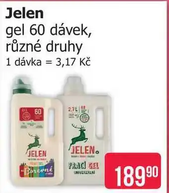 Teta Jelen gel 60 dávek, různé druhy nabídka