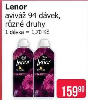 Teta Lenor aviváž 94 dávek, různé druhy nabídka