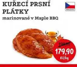 RABBIT řeznictví KUŘECÍ PRSNÍ PLÁTKY marinované v Maple BBQ nabídka