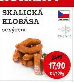 RABBIT řeznictví SKALICKÁ KLOBÁSA se sýrem nabídka