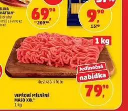 Penny Market VEPŘOVÉ MĚLNĚNÉ MASO XXL nabídka