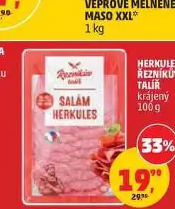 Penny Market HERKULES ŘEZNÍKŮV TALÍŘ krájený nabídka