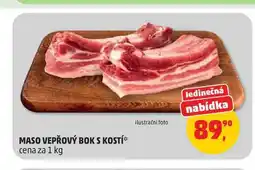 Penny Market MASO VEPŘOVÝ BOK S KOSTÍ* cena za nabídka
