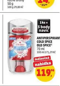 Penny Market ANTIPERSPIRANT COLD SPICE OLD SPICE nabídka