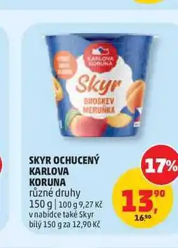 Penny Market Skyr ochucený Karlova koruna nabídka