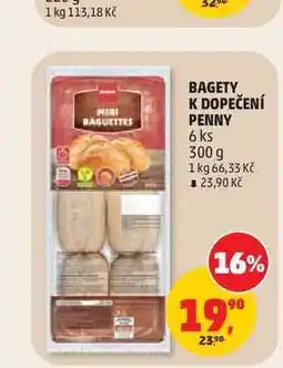Penny Market BAGETY K DOPEČENÍ PENNY 6 ks nabídka