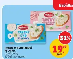 Penny Market TAVENÝ SÝR SMETANOVÝ MILKERIA různé druhy nabídka