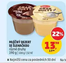 Penny Market MLÉČNÝ DEZERT SE ŠLEHAČKOU různé druhy nabídka
