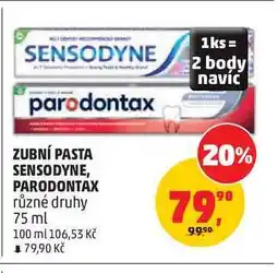 Penny Market Zubní pasta Sensodyne nabídka