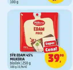 Penny Market SÝR EDAM 45% MILKERIA bloček nabídka