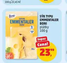 Penny Market SÝR TYPU EMMENTALER BONI nabídka