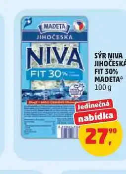 Penny Market SÝR NIVA JIHOČESKÁ FIT 30% MADETA nabídka