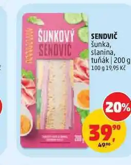 Penny Market SENDVIČ šunka, slanina, tuňák nabídka