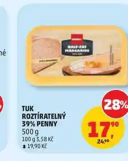 Penny Market TUK NROZTÍRATELNÝ 39% PENNY nabídka