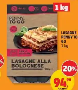 Penny Market LASAGNE PENNY TO GO nabídka